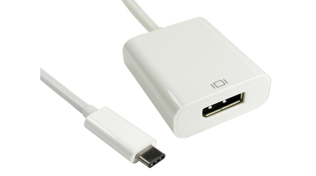 USB C to DisplayPort Adapter Cable, 1 Supported Display(s) - 4K