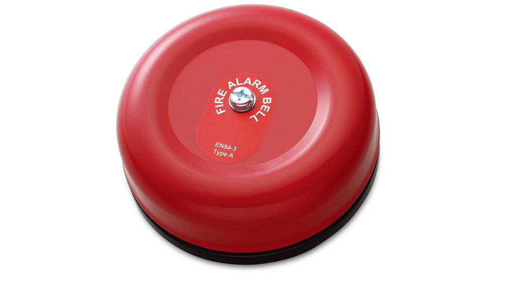 Screw Fixing Siren, 24 V dc, 93dB at 1 m, IP21C, Single-Tone