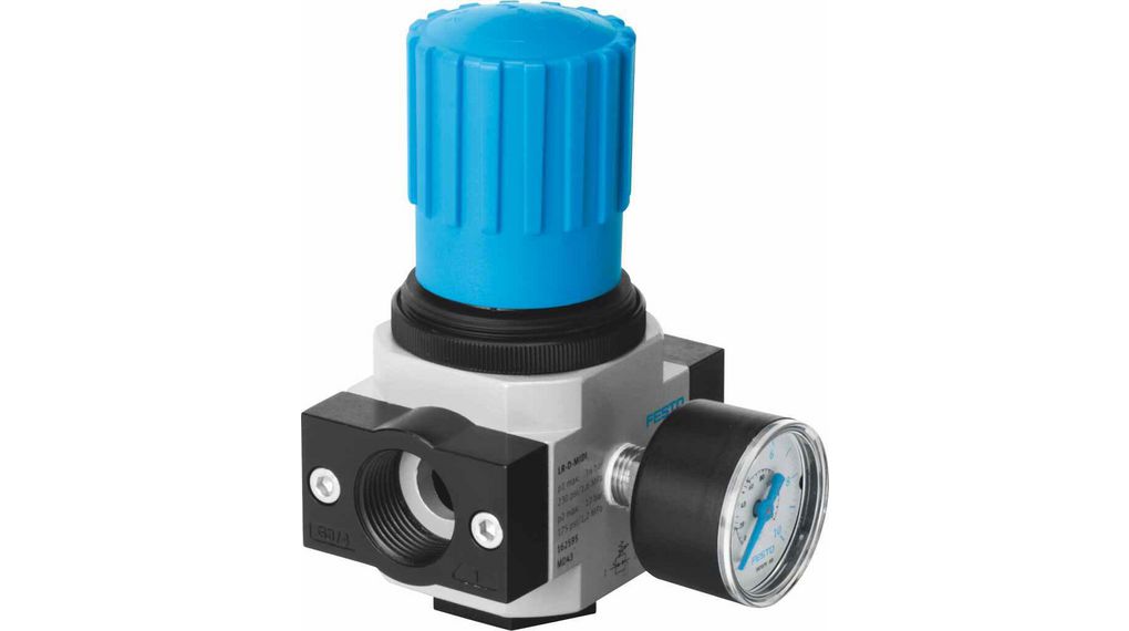 Pressure Regulator with Gauge 0.5 ... 12bar, 1700L/min