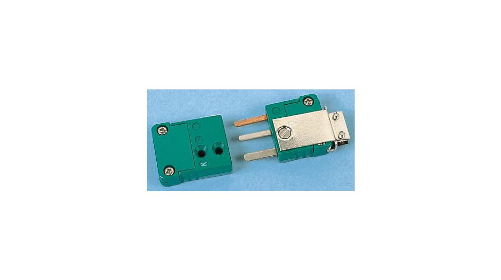 Thermocouple Connector for Use with Type K Thermocouple, RoHS Compliant Standard