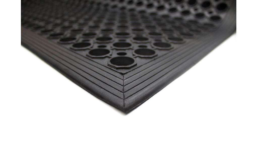 Coba Europe Rampmat Rubber Anti-Fatigue Mat, 0.8m x 1.2m x 12mm