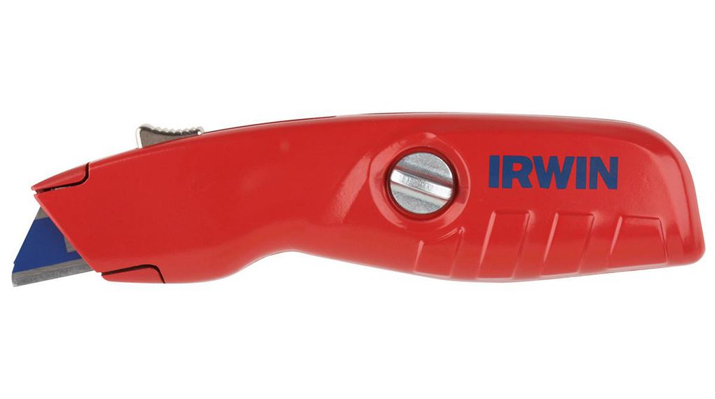 Irwin Safety Knife with Straight Blade, Retractable