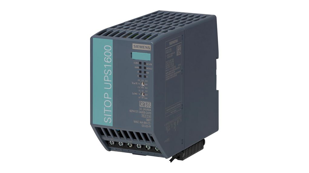 Siemens 24V dc Input DIN Rail Mount Uninterruptible Power Supply (960W), DIN Rail Mount