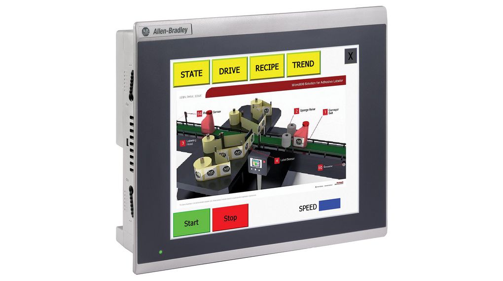 PanelView 800 Touch Screen HMI - 10 in, TFT LCD Display, 800 x 600