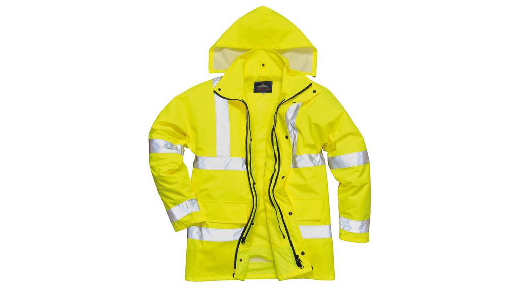 Yellow Men Hi Vis Traffic Jacket, 3XL