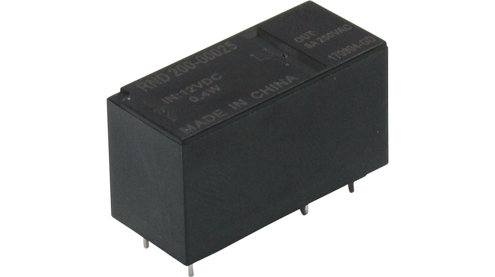 PCB Power Relay 1CO 12A DC 12V 360Ohm