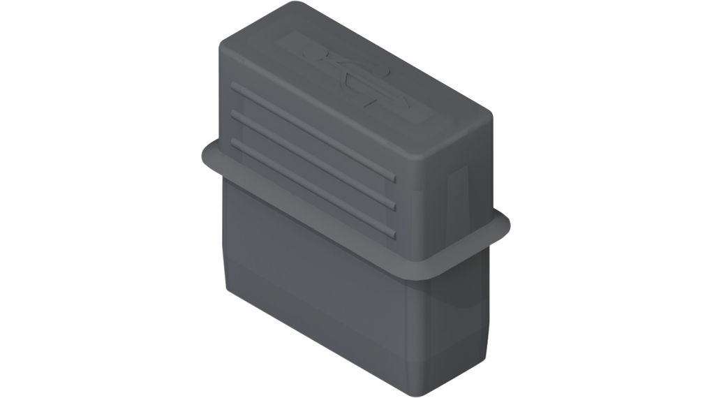 Schutzhülle für USB A-Steckverbinder, Schwarz, Packung à 50 Stück