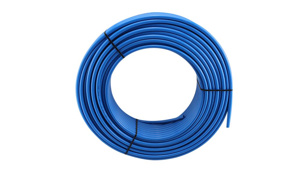 Tubing, 4mm, 6mm, Polyamide 12, 27bar, Blue, 200m