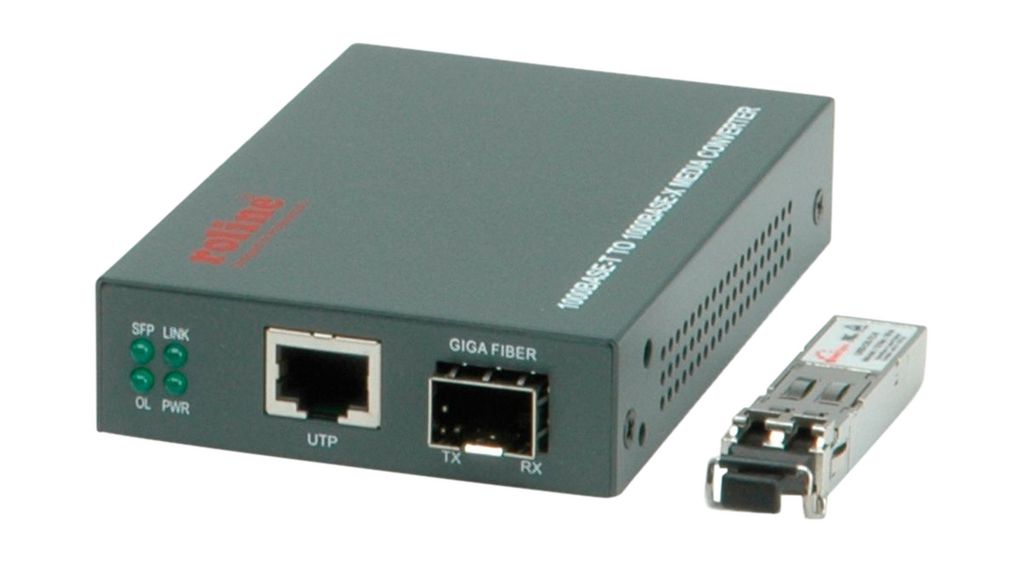 Medienkonvertert, Ethernet - Faser Multi-Mode, Glasfaseranschlüsse 1LC