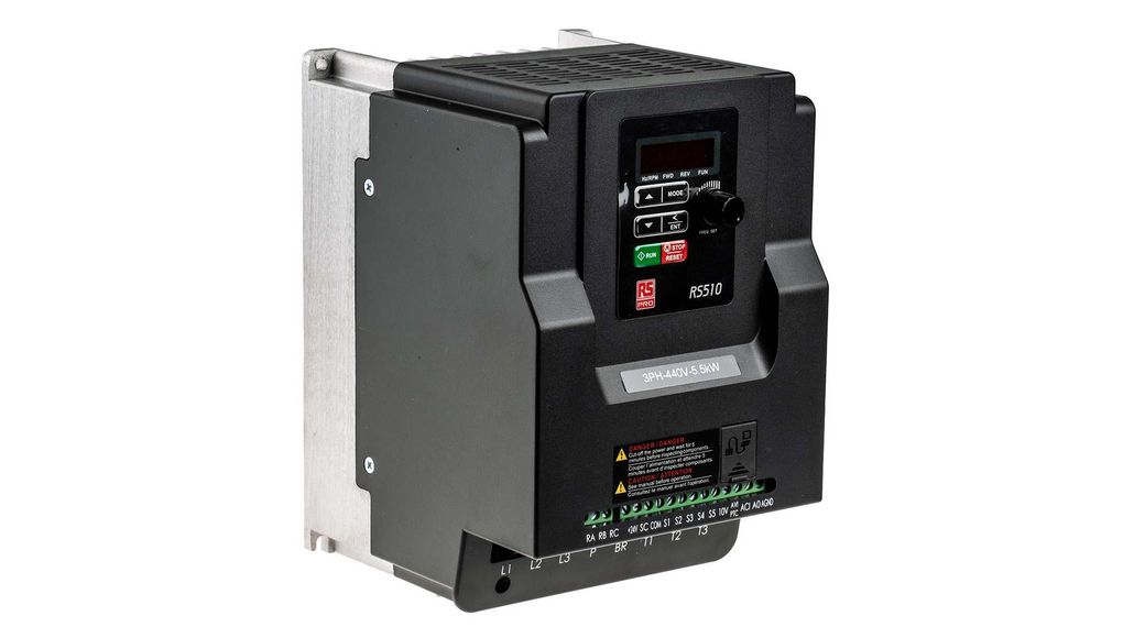 Frekvensomformer, RS510, RS-485 / BACnet / MODBUS, 14.3A, 5.5kW, 380 ... 480V