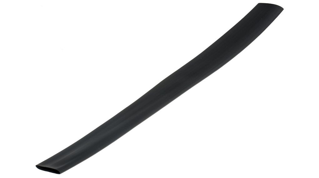 Heat-Shrink Tubing Polyolefin, 9.5 ... 19.1mm, Black, 300mm