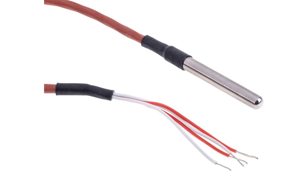 PT1000 Temperaturfühler – Speicher- Und Kollektorfühler, 1,5 M PVC-Leitung, Bis 105°C – Made In Germany
