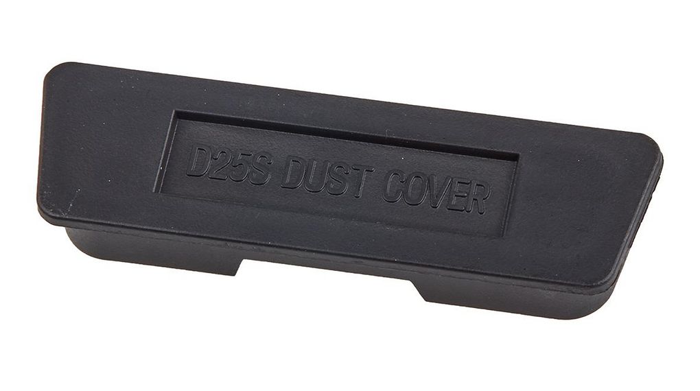 Staubkappe, schwarz, Kontakte - 25, 41.8mm, Packung à 5 Stück