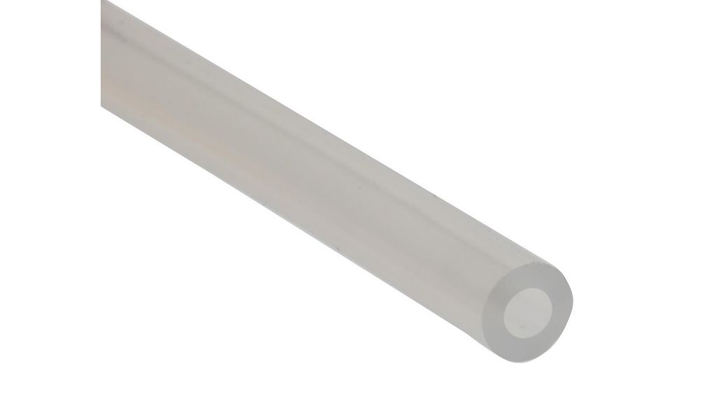 Tubing, 3.2mm, 6.4mm, Silicone Rubber, 0bar, 3m, Translucent