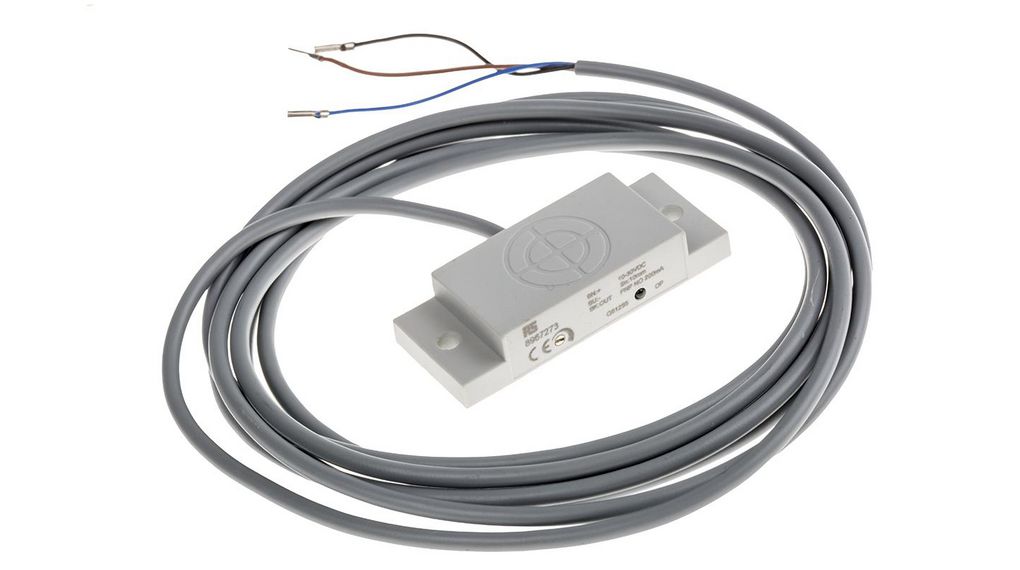 Kapasitiv sensor 10mm 200mA 30Hz 30V IP67 Kabel, 2 m