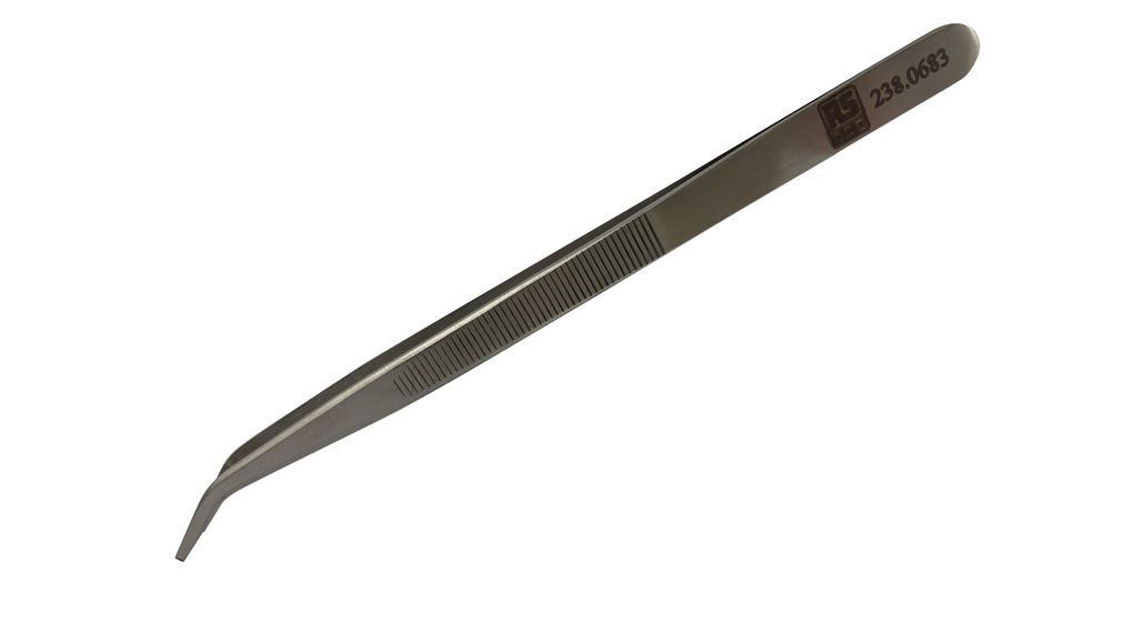 Tweezers Universal Carbon Steel Curved 160mm