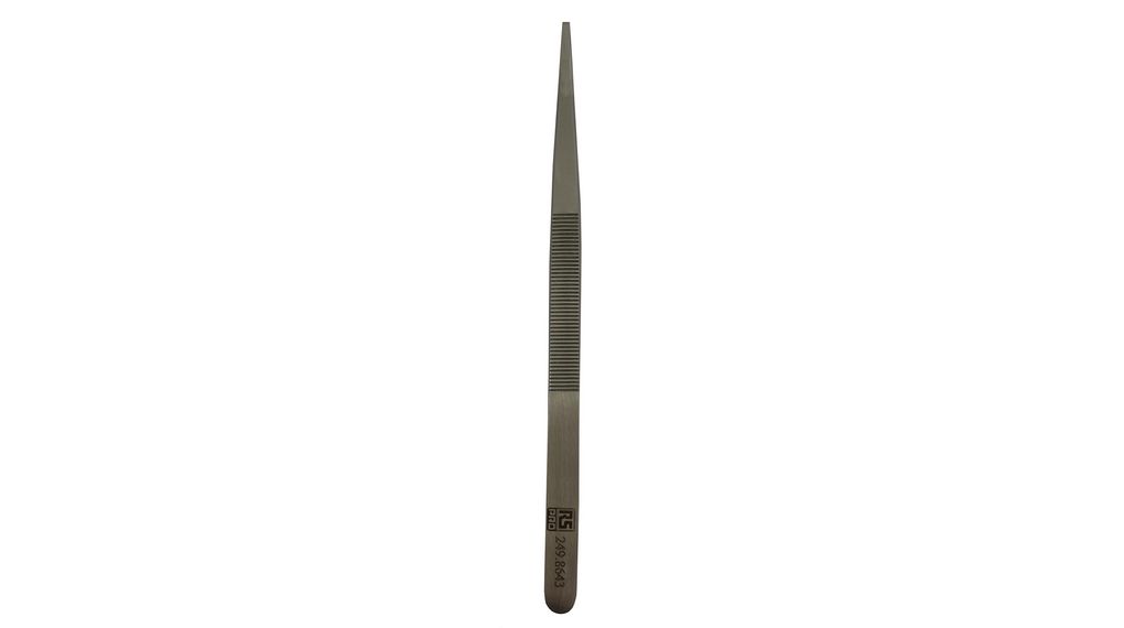Tweezers Universal Carbon Steel Serrated / Straight 160mm