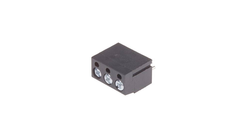 PCB Terminal Block, THT, 16A, 5mm, Poles - 3, Pack of 10 pieces