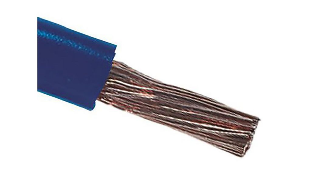 Stranded Wire HRPVC 4mm² Annealed Copper Blue 100m