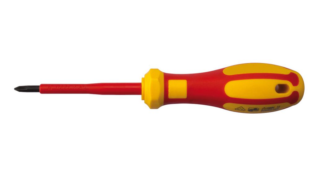 Phillips Screwdriver, PH1, VDE, Ergonomic
