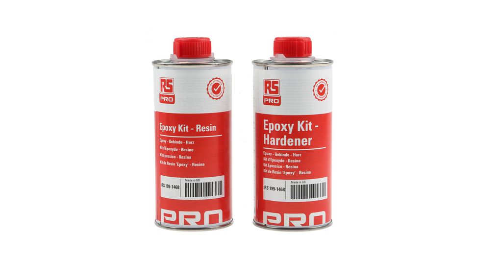 Epoxy Potting Compound Kit, Liquid, Orange, 500g