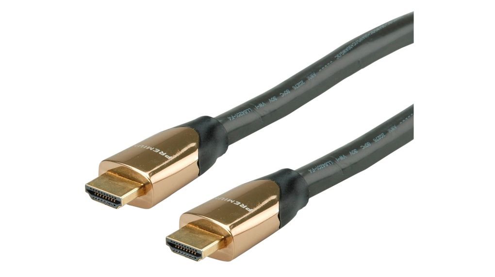 Video Cable, HDMI Plug - HDMI Plug, 3840 x 2160, 9m