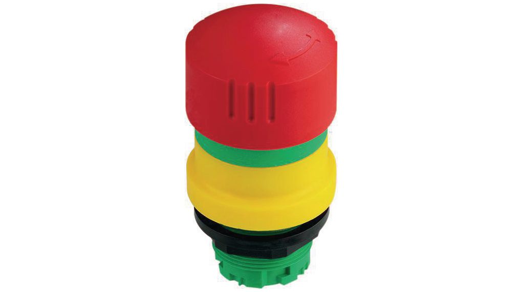 Emergency stop button Latching Function Round Red / Yellow IP65 / IP67 / IP69K QUARTEX-R Emergency Stop Switches