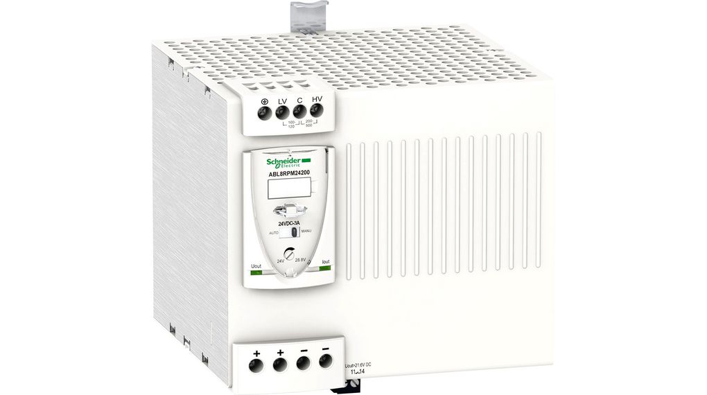 Voedingen DIN-rail 88% 28.8V 20A 480W Vastgezet IP20 ABL8
