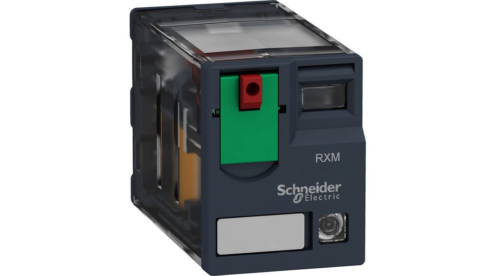 Miniatyr plug-in-relé RXM, 4CO, AC, 24V, 6A, Kretskortsstifter