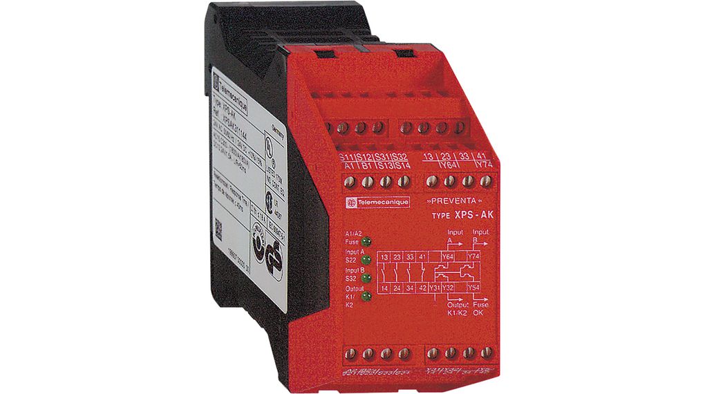 Safety Switching Device 10mA 4NO / 1NC 3NO DIN Rail Mount