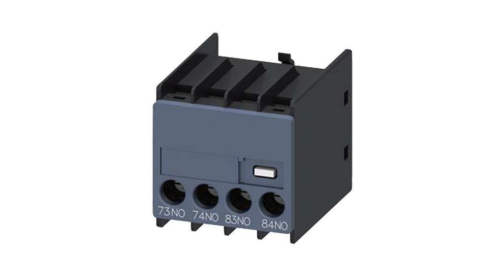Siemens Auxiliary Contact, 2 Contact, 2NO, Snap-On, Sirius Innovation
