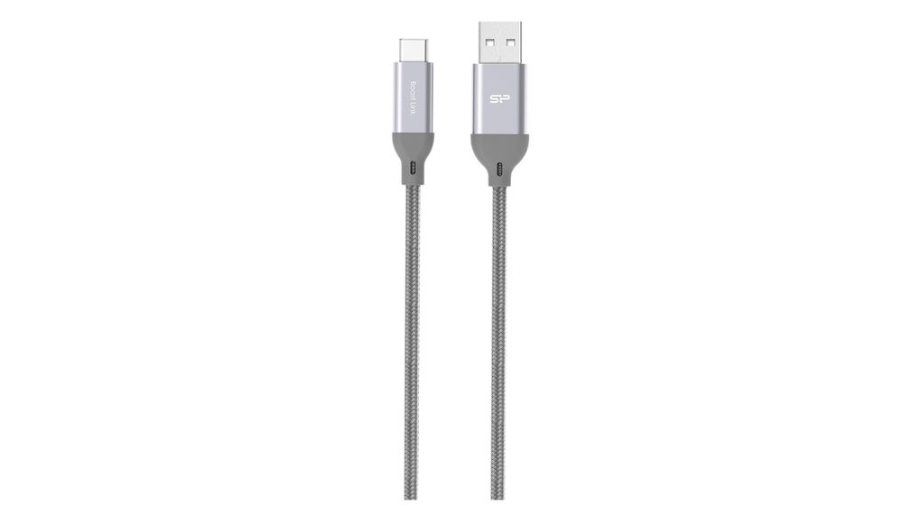 Cable USB-A Plug - USB-C Plug 1m USB 3.0 Grey
