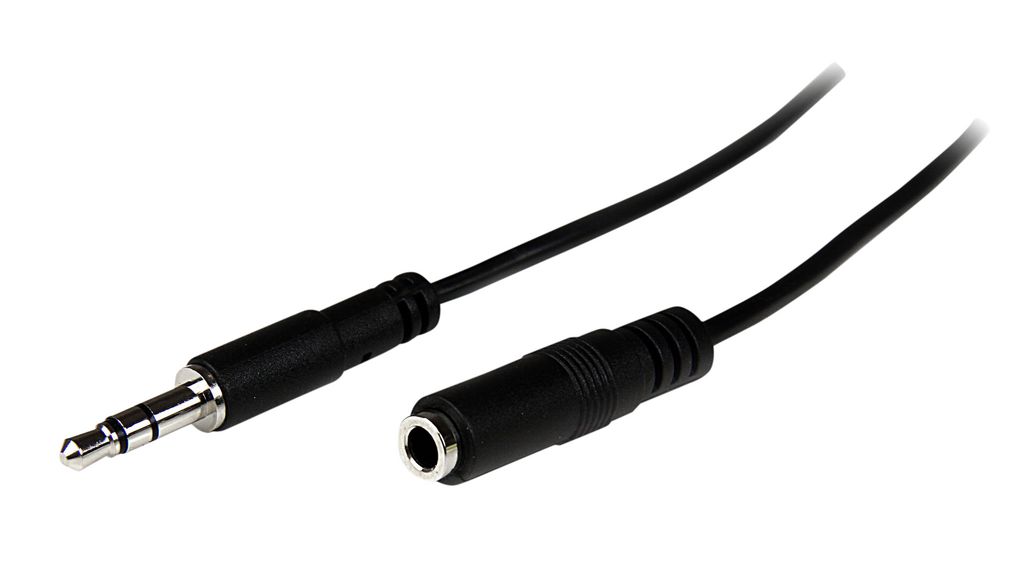 MU1MMFS, Startech Câble audio, Stéréo, Fiche jack 3.5 mm - Prise Jack 3.5  mm, 1m