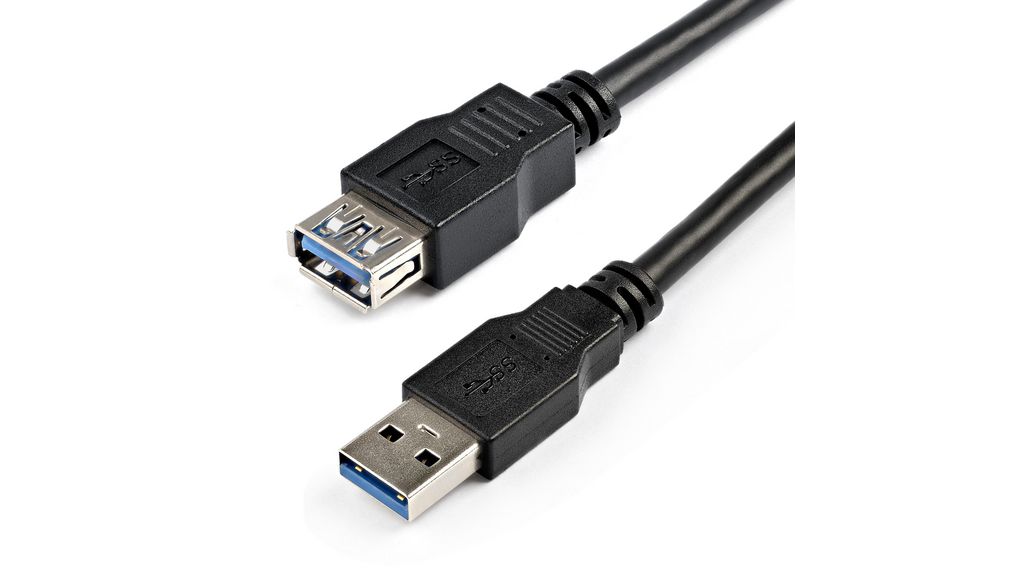 Roos vrede Snel USB3SEXT2MBK | Startech Superspeed Extension Cable USB-A-stekker - USB-A-aansluiting  2m USB 3.0 Zwart | Distrelec Nederland
