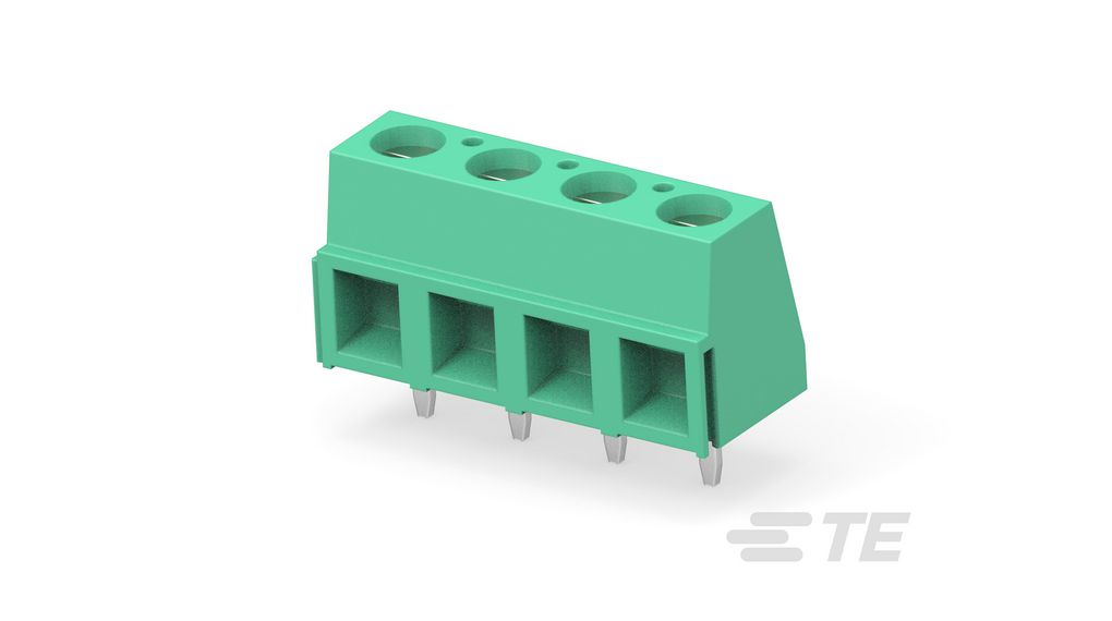 282837-4 | TE Connectivity - AMP PCB TERMI-BLOK PCB MOUNT 4P, Paket med ...