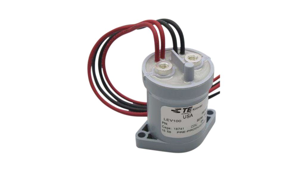 High Voltage DC Contactor with Auxiliary Contacts Kilovac LEV100 1NO DC 12V 150A Screw Terminal, M5