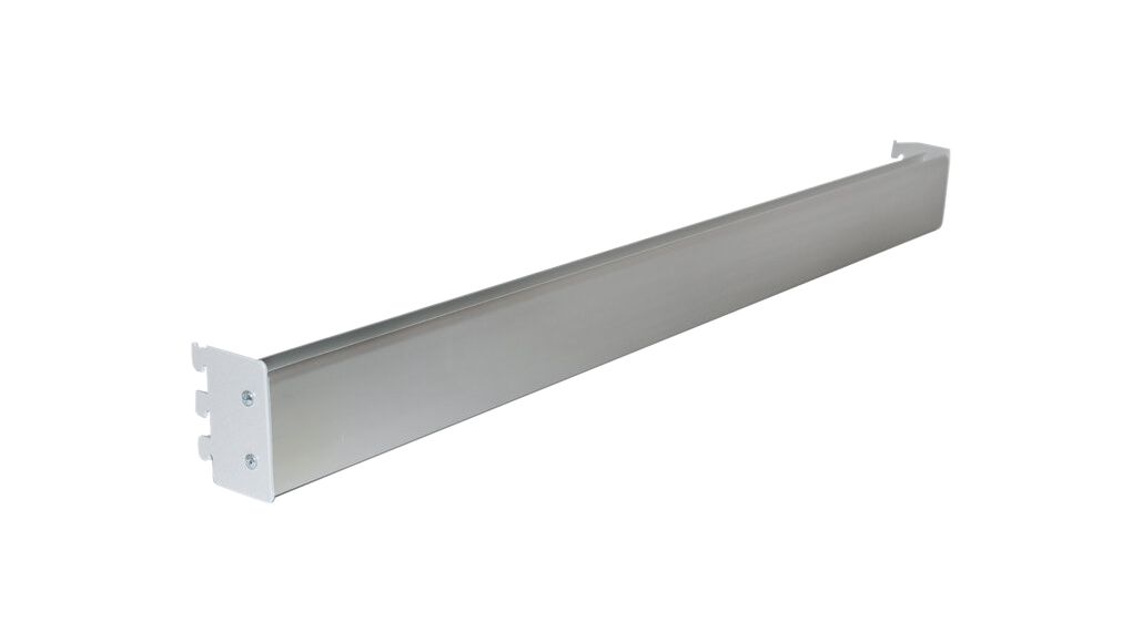 Aluminium Bin Rail , Grey, Suitable for Upright Tube M1350, 1.32m