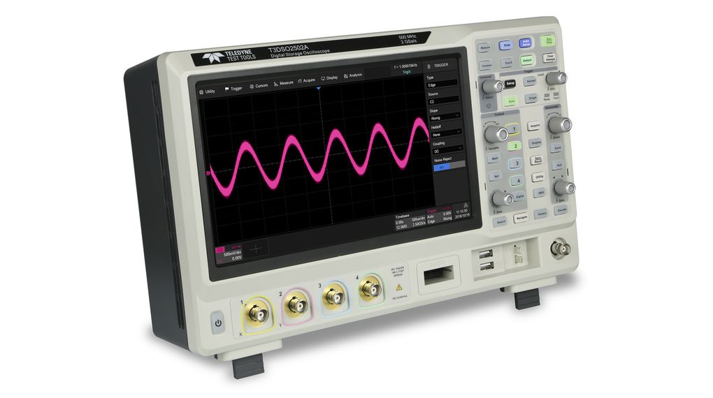 Oscilloscope T3DSO2000A DSO 4x 200MHz 2GSPS LAN / USB Device / USB Host / I/O Digital