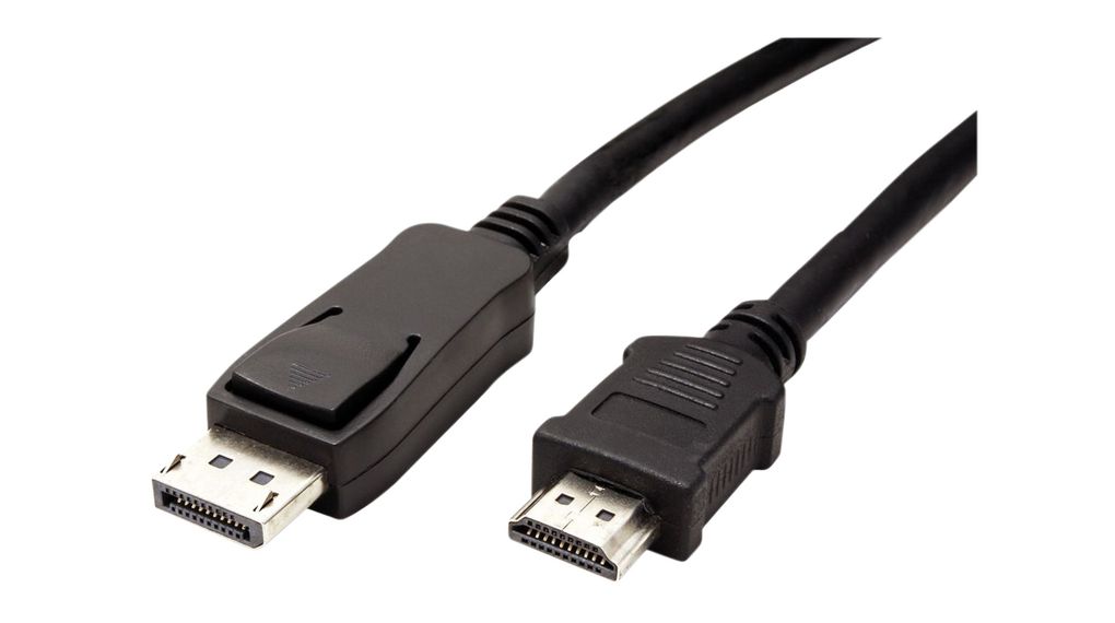 Videokabel, DisplayPort-Stecker - HDMI Stecker, 1920 x 1080, 1.5m