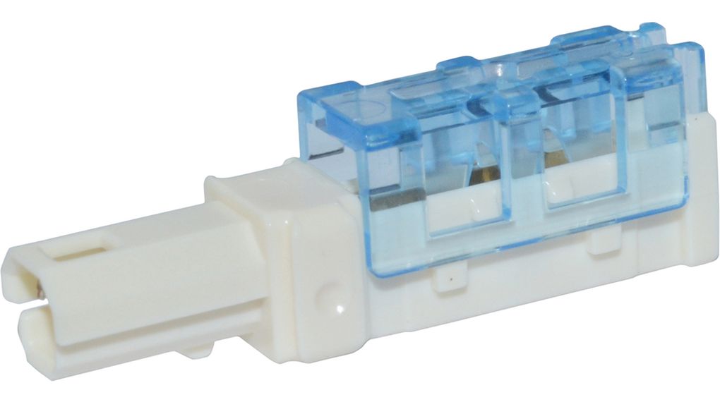 Insulated IDC Connector, Blue, 0.08 ... 0.2mm²
