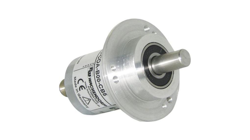 Magnetic Absolute Encoder 12 bit ST 32V 8000min-1 Clamping Flange IP65 / IP67 Connector, M12, 8-Pin WDGA 58B