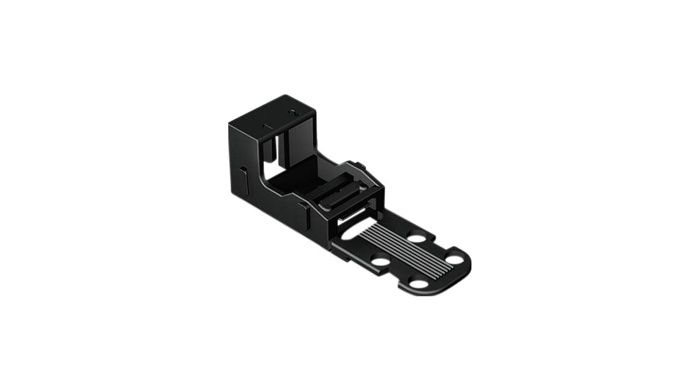 Schwarzer Montageträger für 221, Packung à 10 Stück