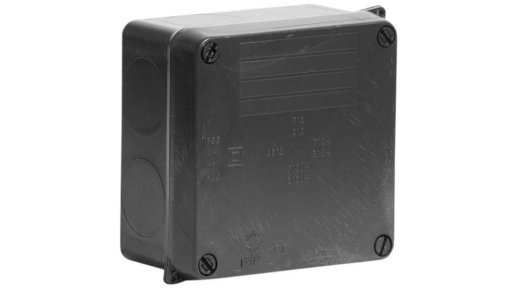 Junction Box, 110x110x60mm, Thermoplastic
