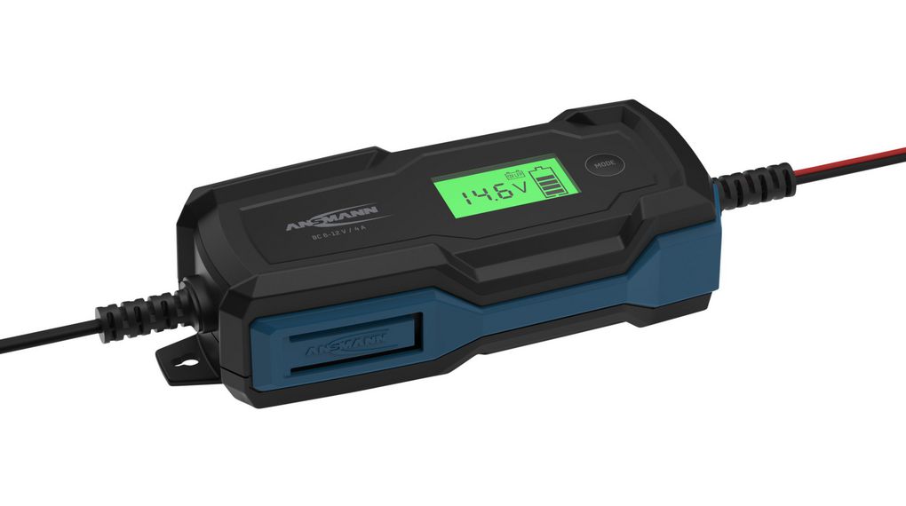 Ansmann 1001-0144 Battery Charger For Lead Acid, LiFePO4 6 V, 12 V 3 → 6 Cell 1A with EU, UK plug