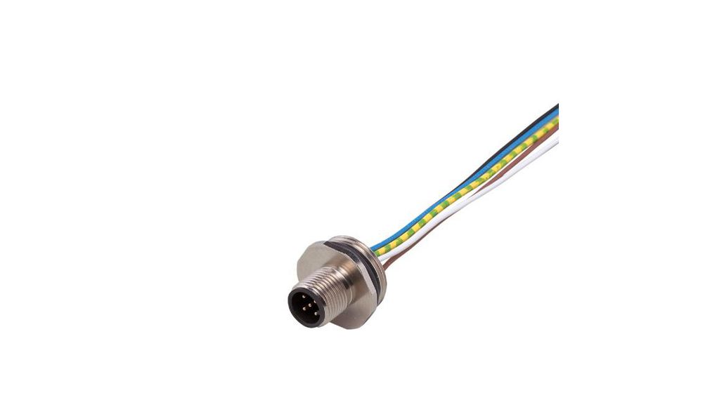 ifm electronic Circular Connector, 1 Contacts, Screw, M12 Connector, Plug, Male, IP68, E113 Series, Prise, 1 Contacts, 125V, IP68