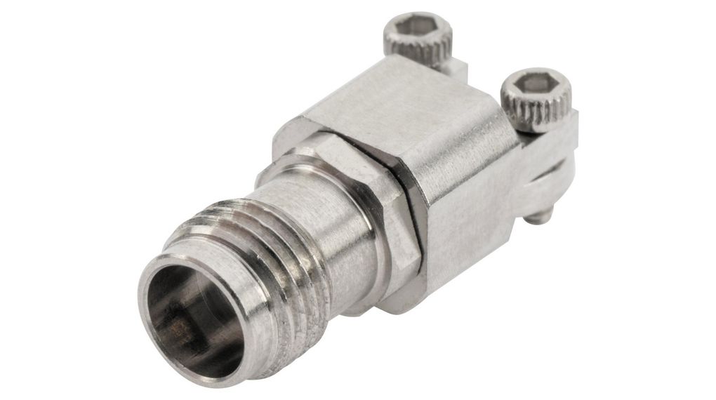 Huber+Suhner 92_PC24 Series ScrewFemale PC 2.4, 50 Ohm, Straight BodyPCB, Female, Straight