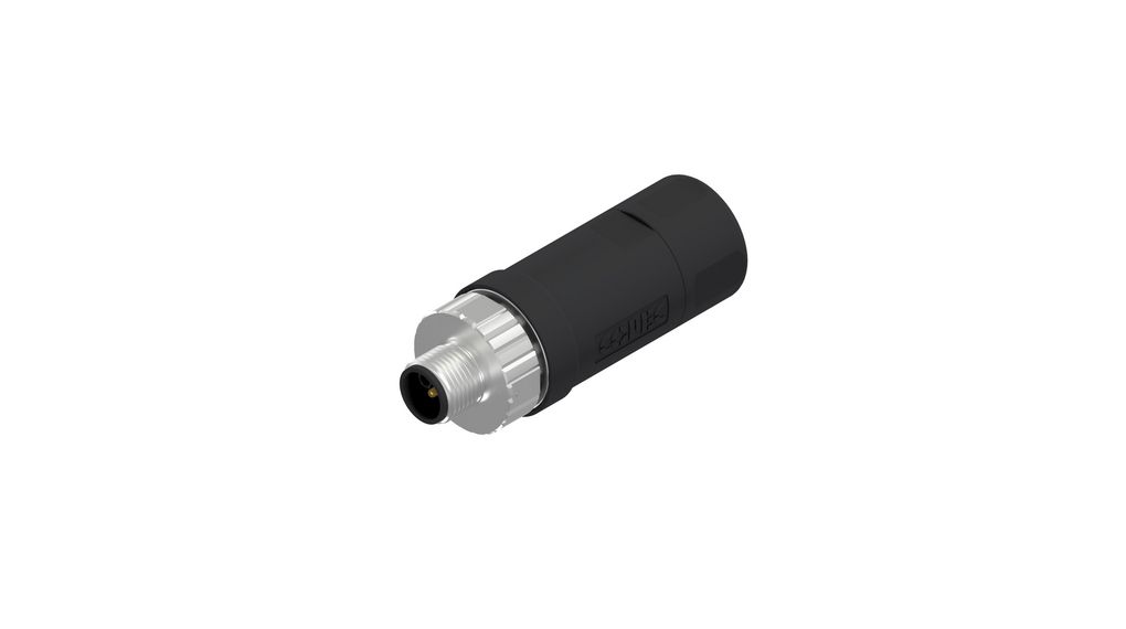 Circular Connector, 4 Contacts, Panel, M12 Connector, Plug, Male, IP67, 43 Series, Socket, 4 Contacts, 16A, 63V, IP67