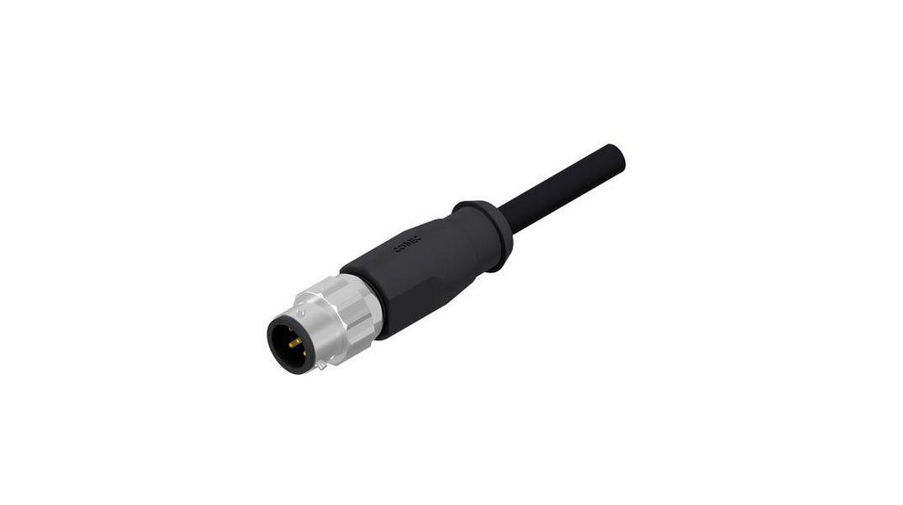 Circular Connector, 5 Contacts, Panel, M12 Connector, Plug, Male, IP65, IP67, IP69K, 43 Series, Steckbuchse, 5 Anzahl Kontakte, 4mA, 60V, IP65 / IP67 / IP69K
