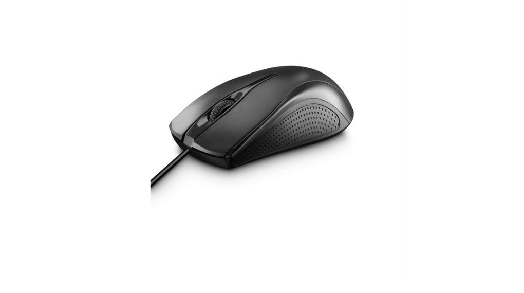 Hama Standard 3 Button Wired Optical Mouse Black