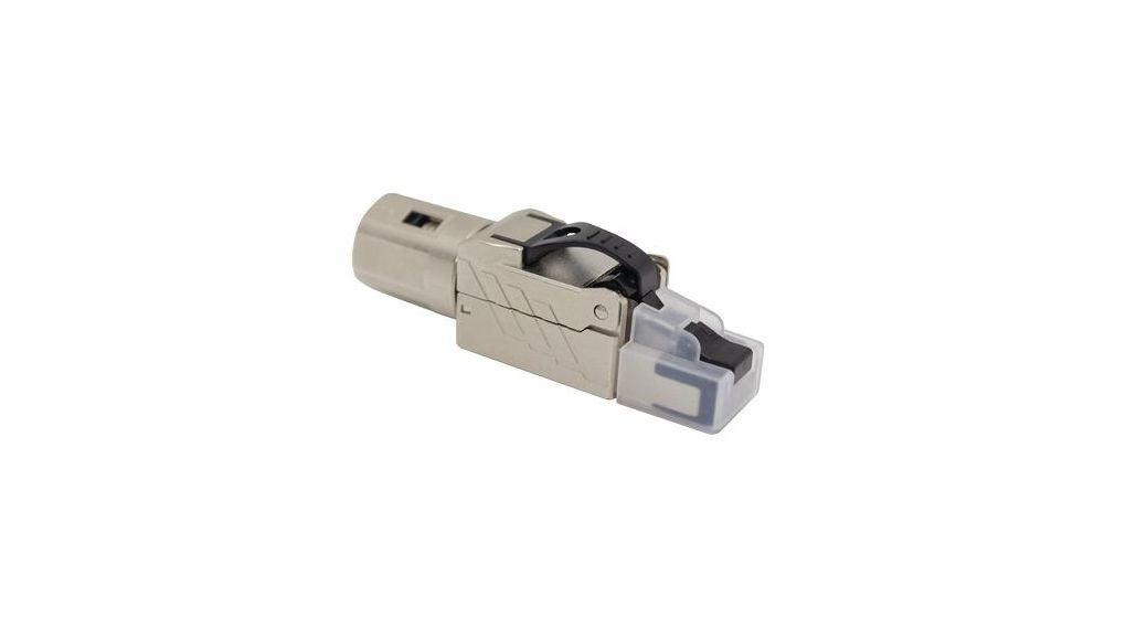 HellermannTyton Connectivity HTC Series Plug Ethernet Connector, Cable, Cat6a Straight 1 Port